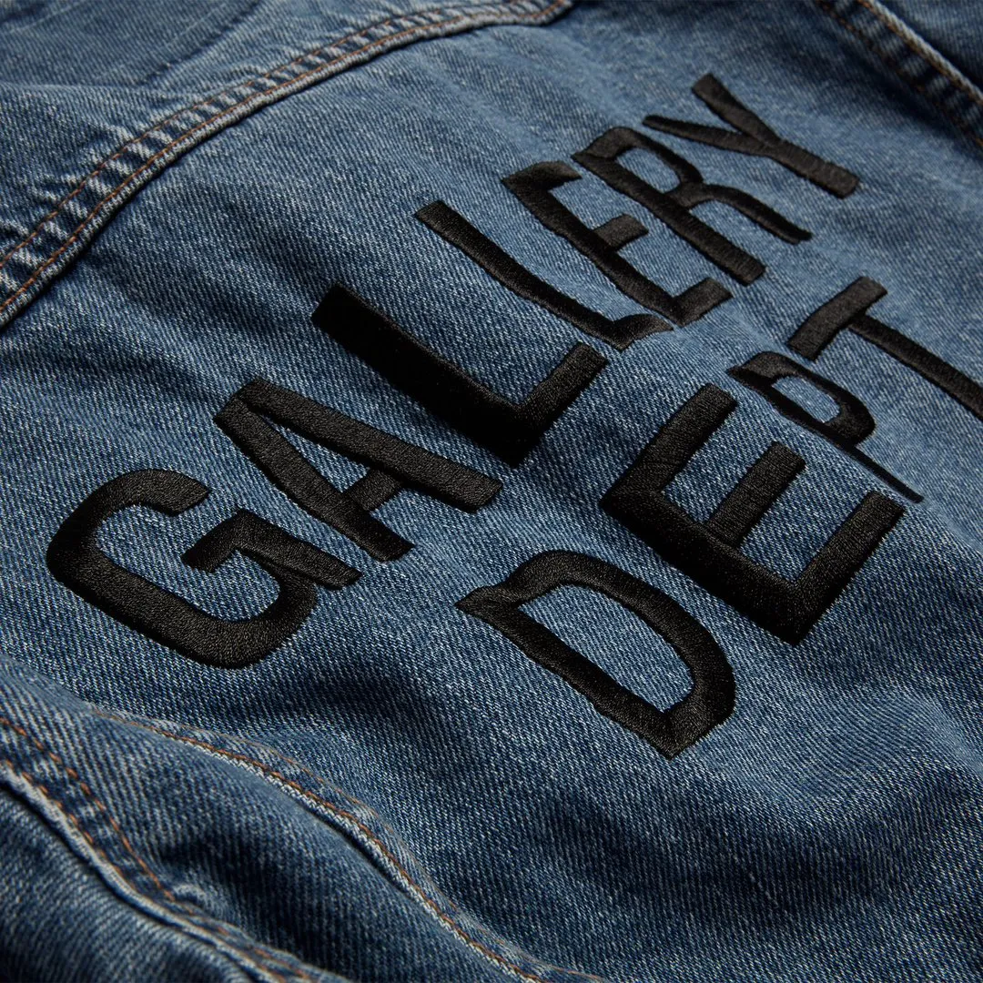 Gallery Dept. 22fw Vintage Andy Denim Jacket New embroidered logo washed distressed denim jacket blue S-XL